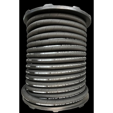 Hydrauli-Flex 3/4" SAE 100-R17 SN 2-Wire MSHA  Hydraulic Hose 164' Coil JR17-12-REEL